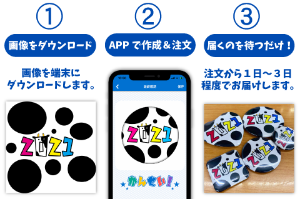 画像サンプルでバッジ